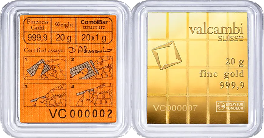 Combi-Bar 20g Valcambi