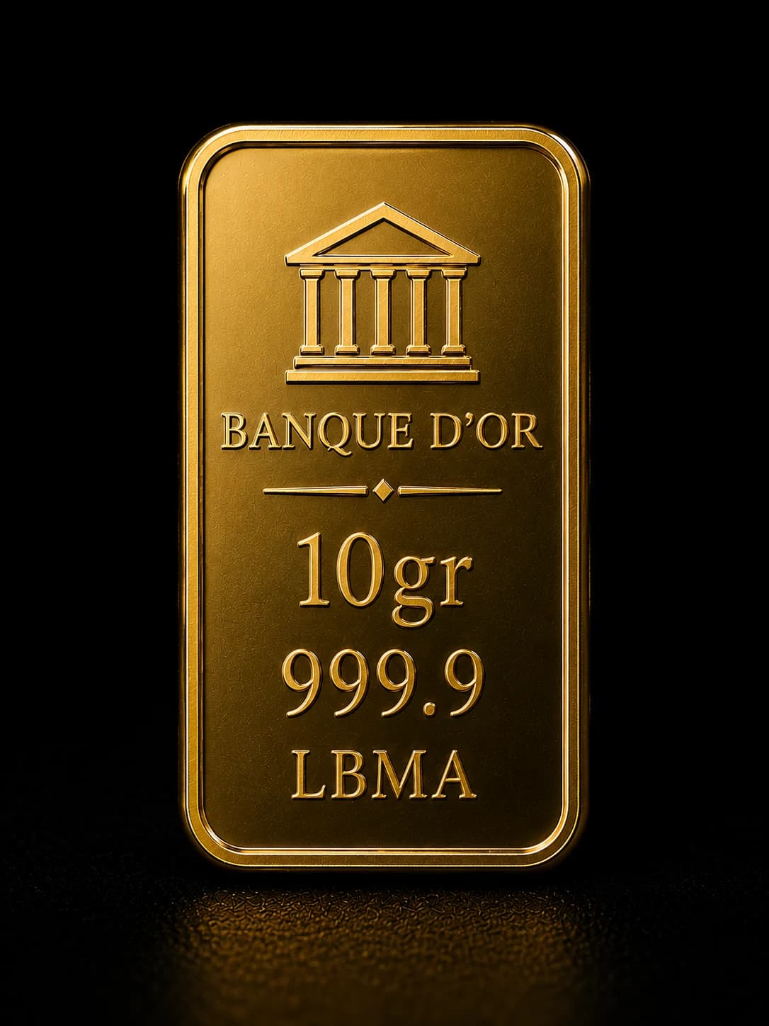 Lingot d'or 10 g LBMA