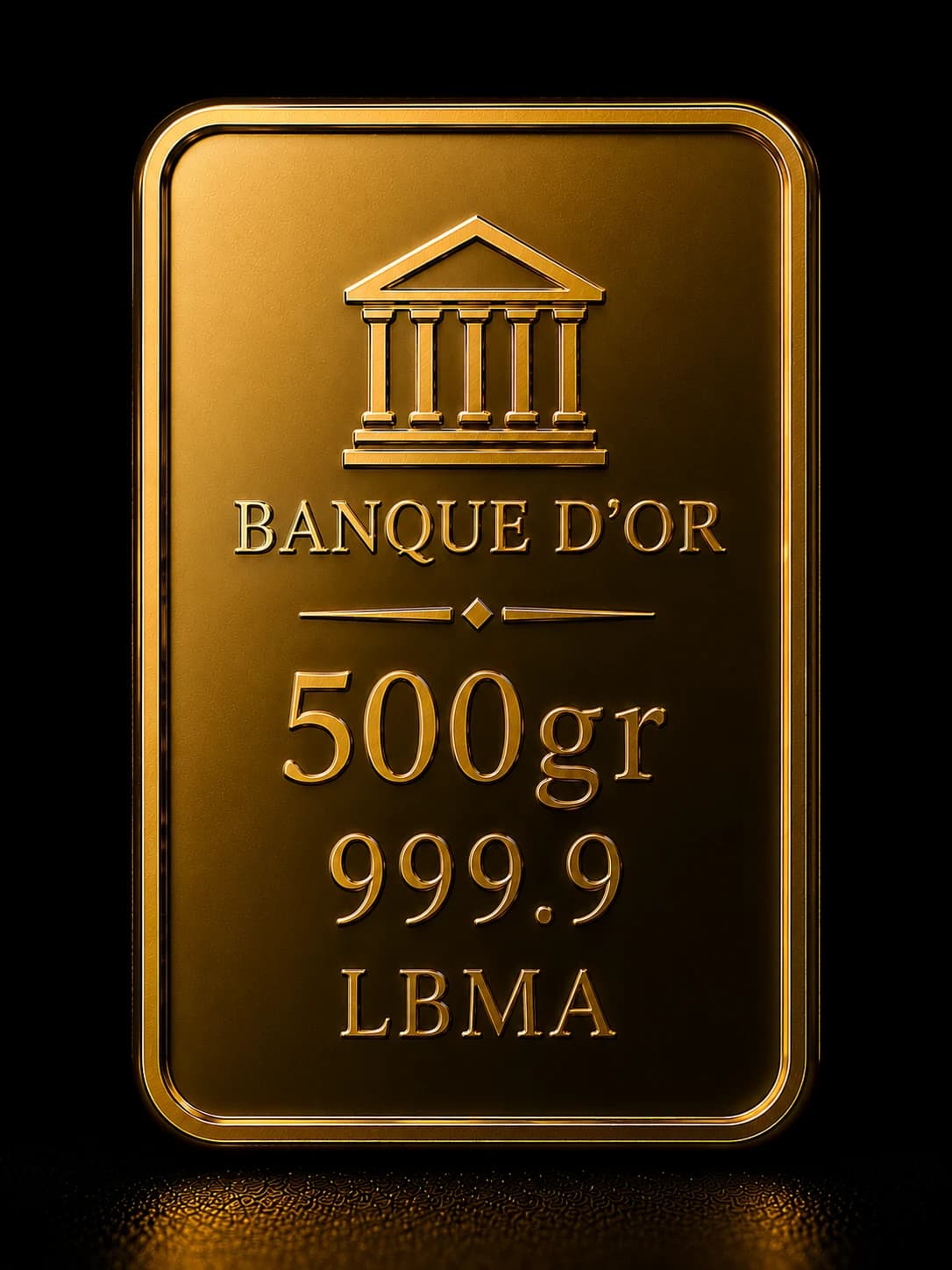 Lingot d'or 1 kg LBMA