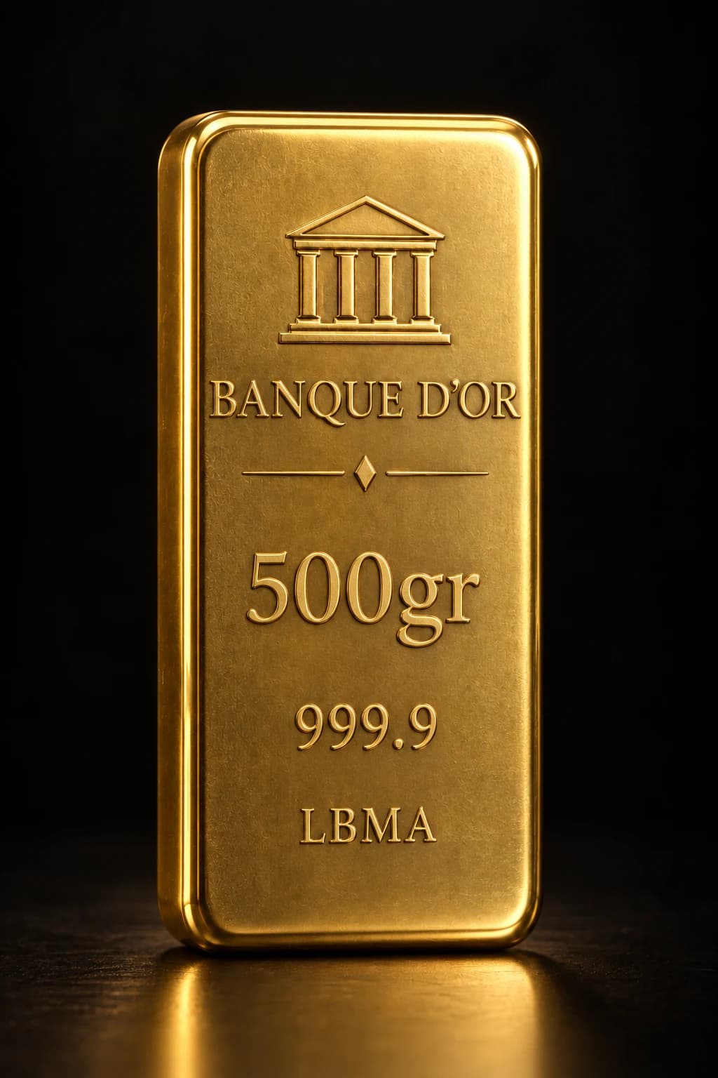 Lingot d'or 500 g LBMA
