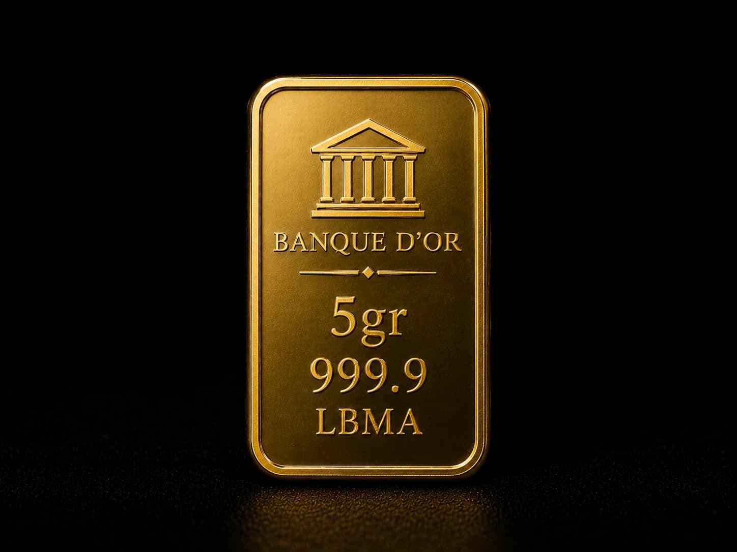 Lingot d'or 5 g LBMA