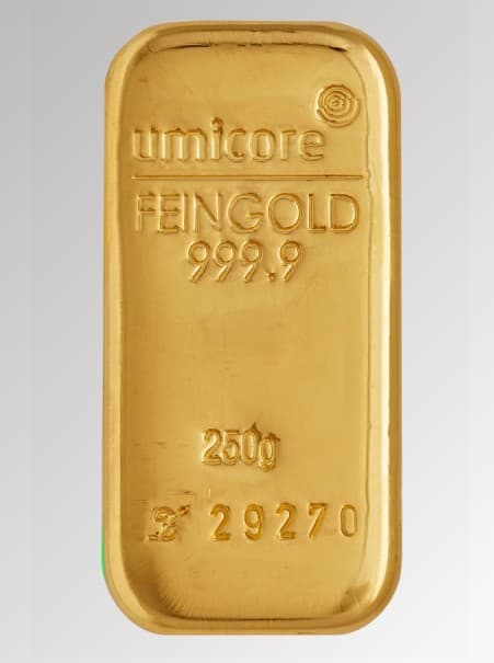 Lingot d'or 500 g Umicore