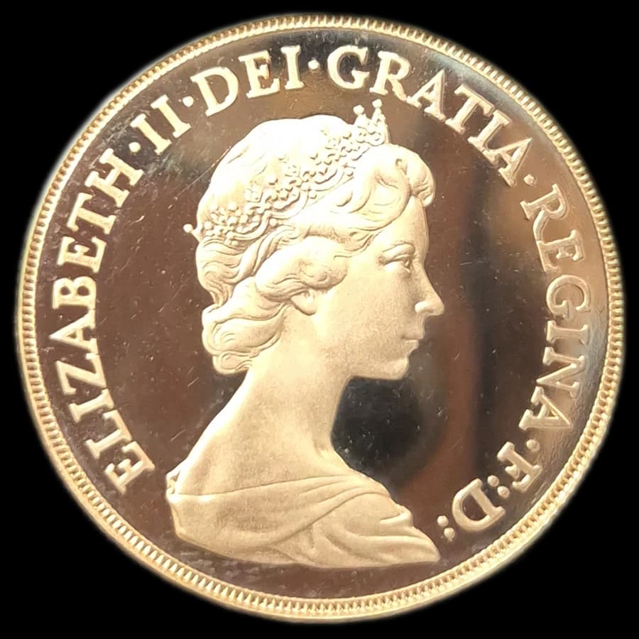 Double souverain or 1980 — Belle Épreuve
