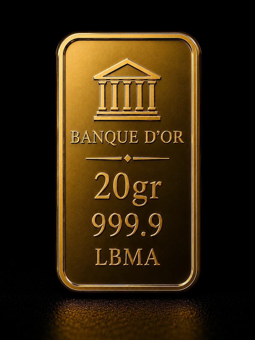 Lingot d'or 20 g LBMA