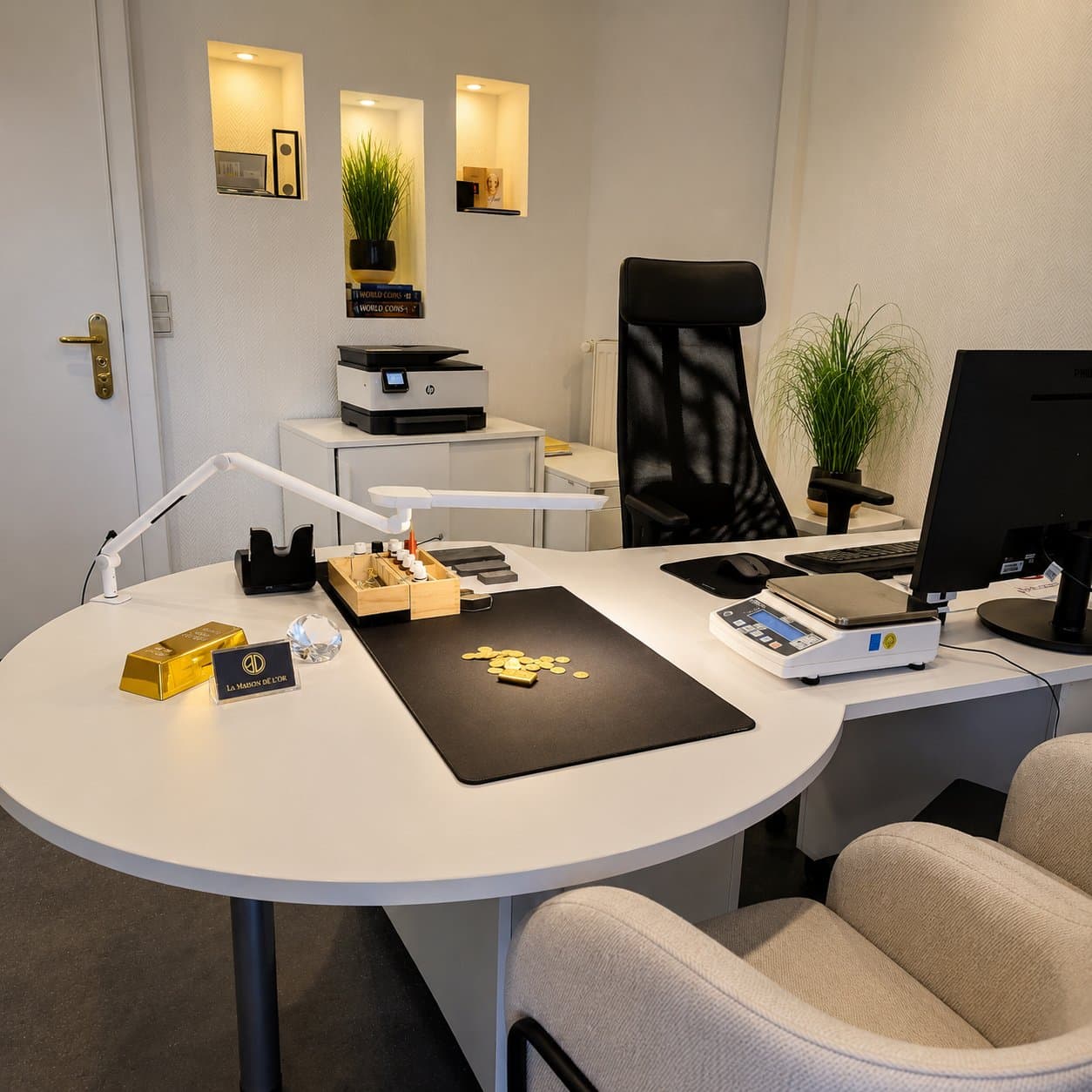 Comptoir d'expertise Banque d'Or à Wavre — balance certifiée, outils d'authentification, cabinet privé d'expertise