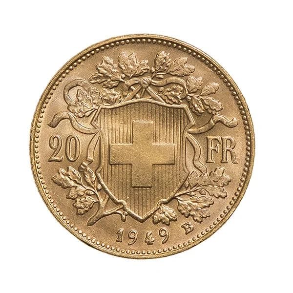 20 Francs Suisse Vreneli