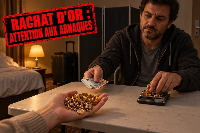 Mise en garde contre les escroqueries au rachat d'or